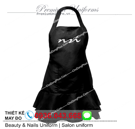 tap de nails, nails apron, tạp dề spa, tạp dề nails